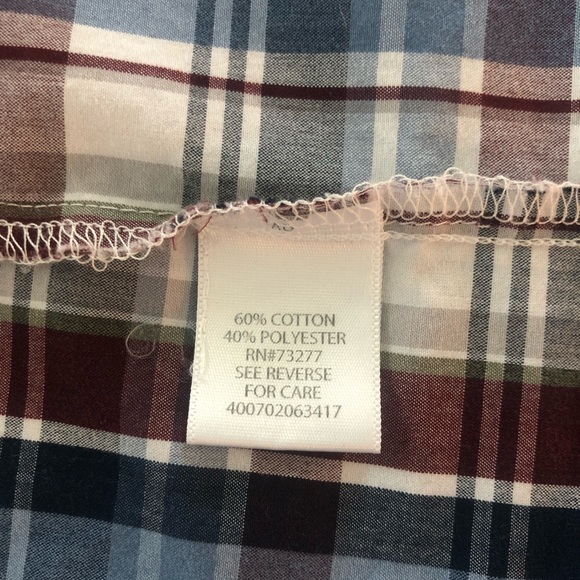 Men’s Croft & Barrow One Pocket Button Down Short Sleeve Shirt - Picture 5 of 7